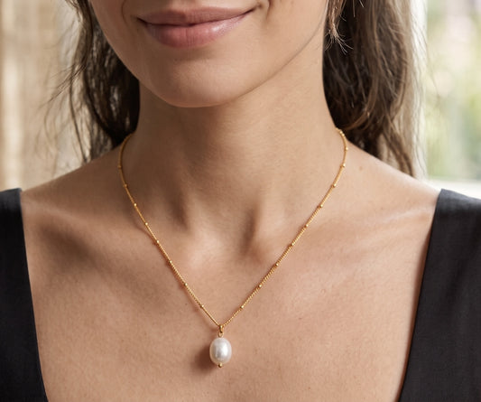 Pearl Satellite Chain Necklace