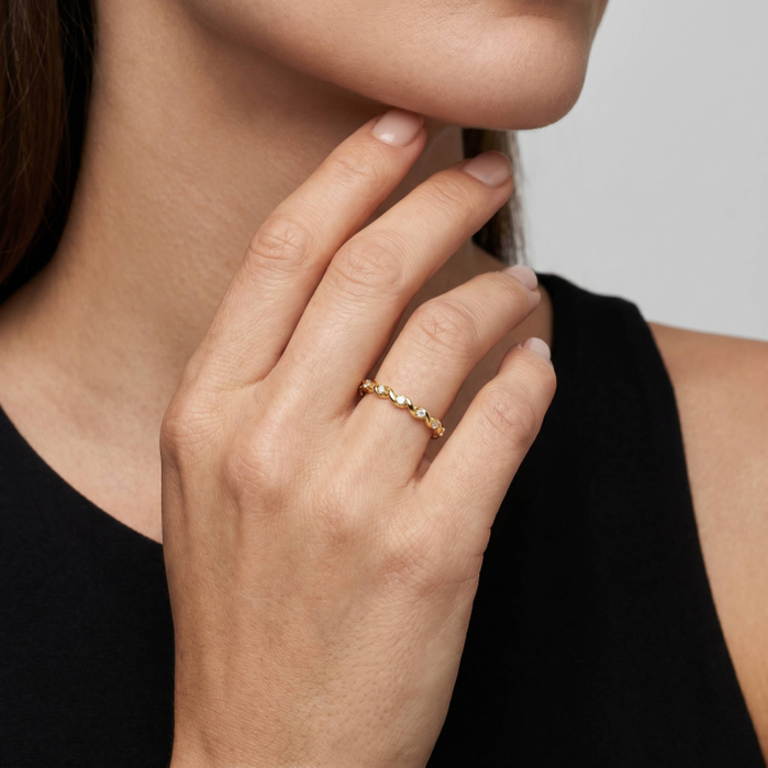 Twisted Stacking Ring
