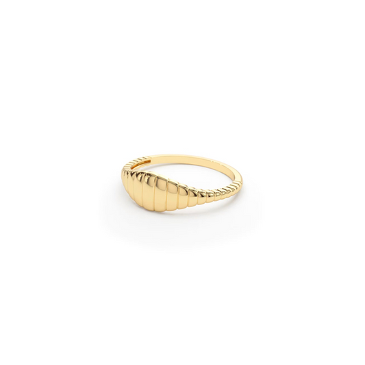 Mini Croissant Signet Ring