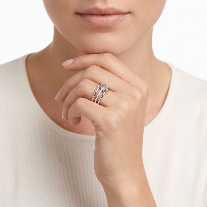 CZ Linked Ring