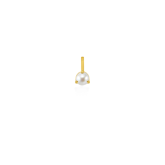 10K Yellow Gold Birthstone Necklace - June