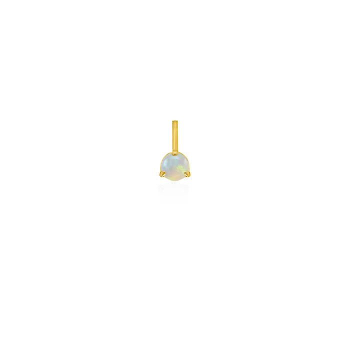 10K Yellow Gold Birthstone Necklace - October