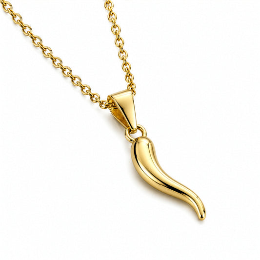 Italian Horn Necklace