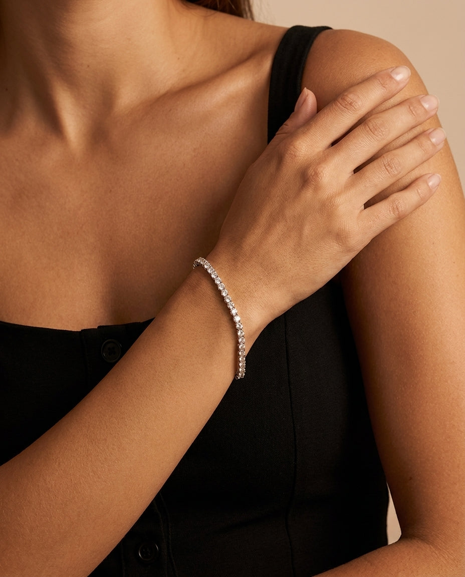 Adjustable Tennis Bracelet