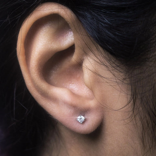 Mini Lab Diamond Studs
