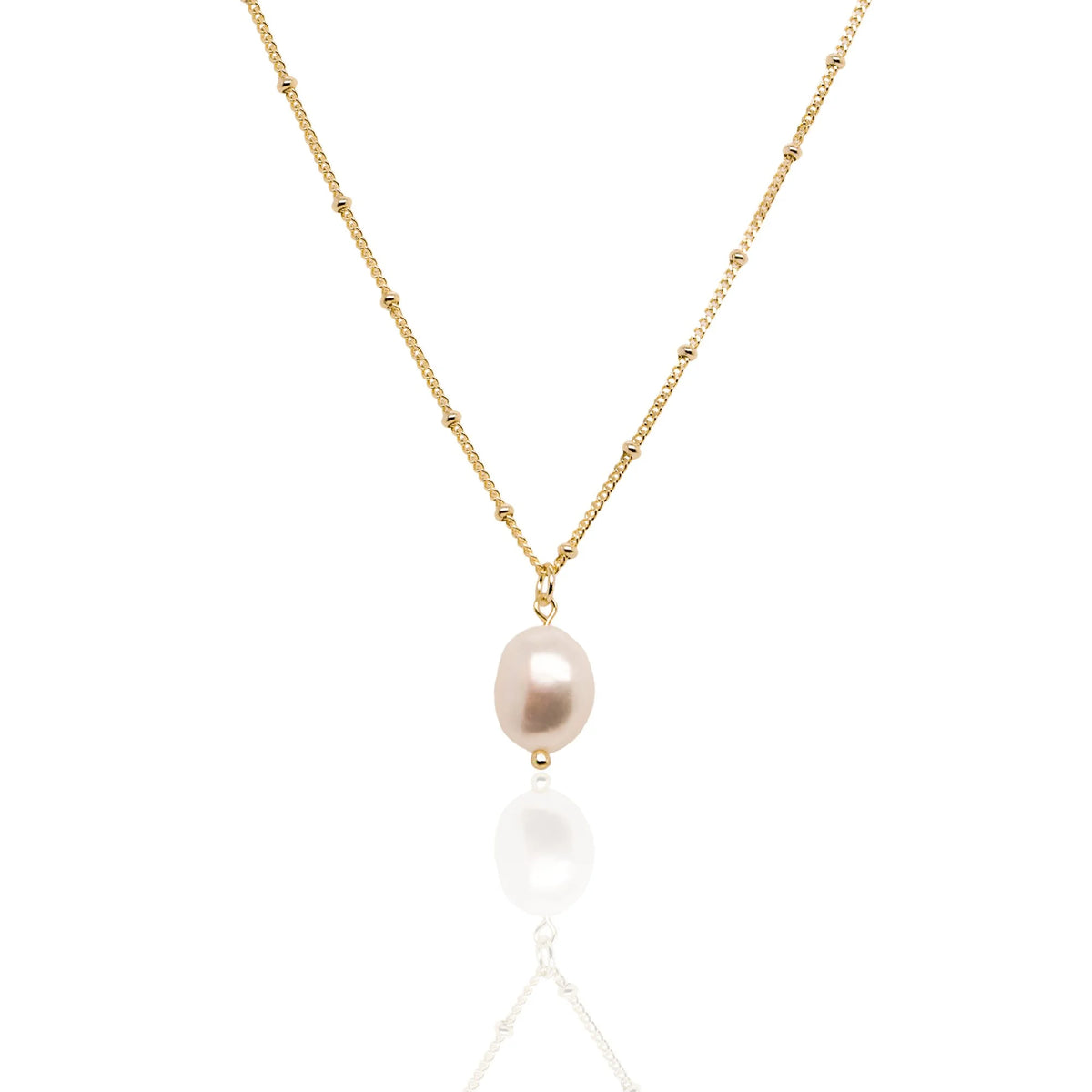 Pearl Satellite Chain Necklace