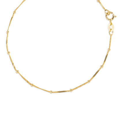 10K Yellow Gold Satellite Bracelet