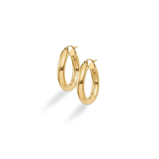 10K Yellow Gold Hoops