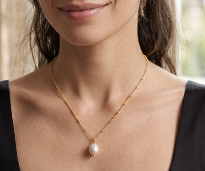 Pearl Satellite Chain Necklace