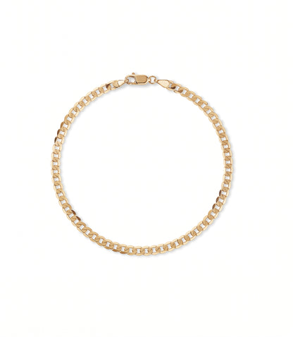Flat Curb Chain Bracelet