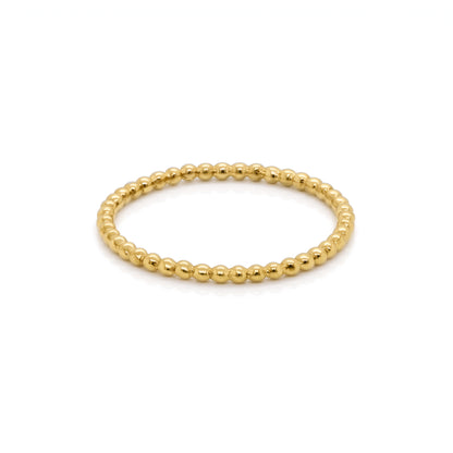 10K Yellow Gold Bubble Ring