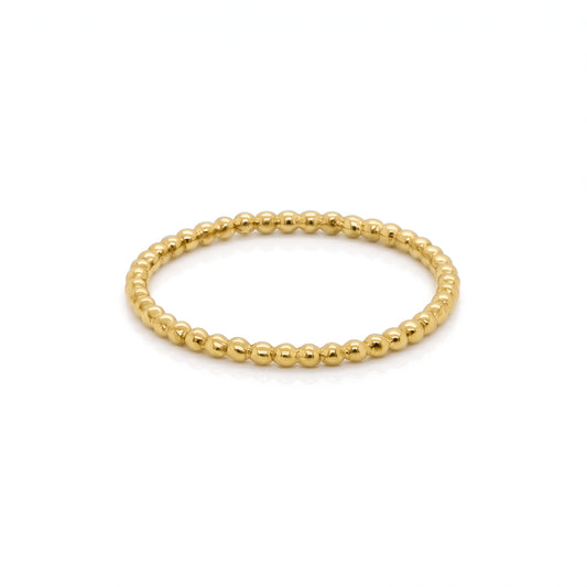 10K Yellow Gold Bubble Ring