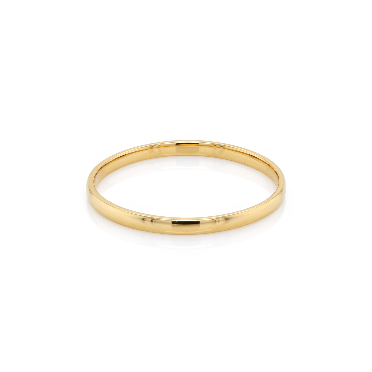 10K Yellow Gold Plain Stacker