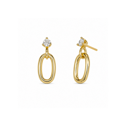 Dangling Ring Stud