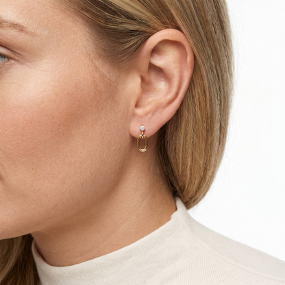 Dangling Ring Stud