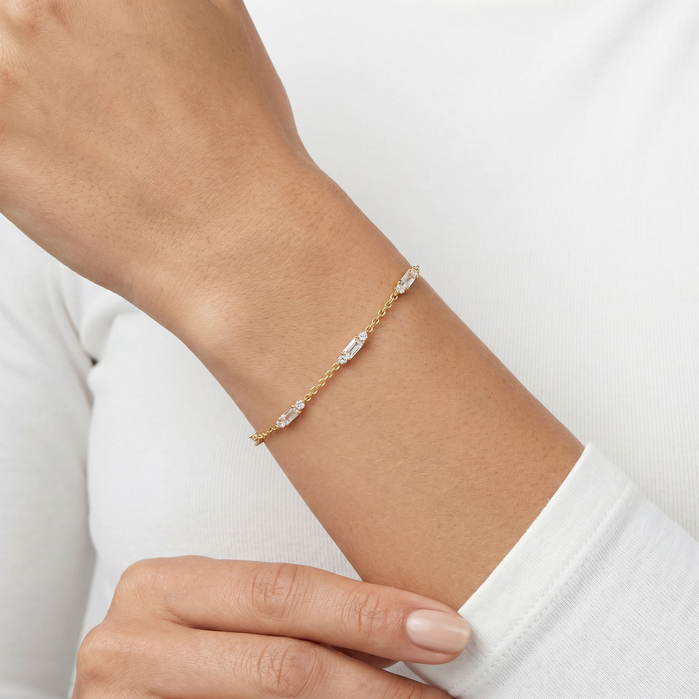 CZ Bar Bracelet