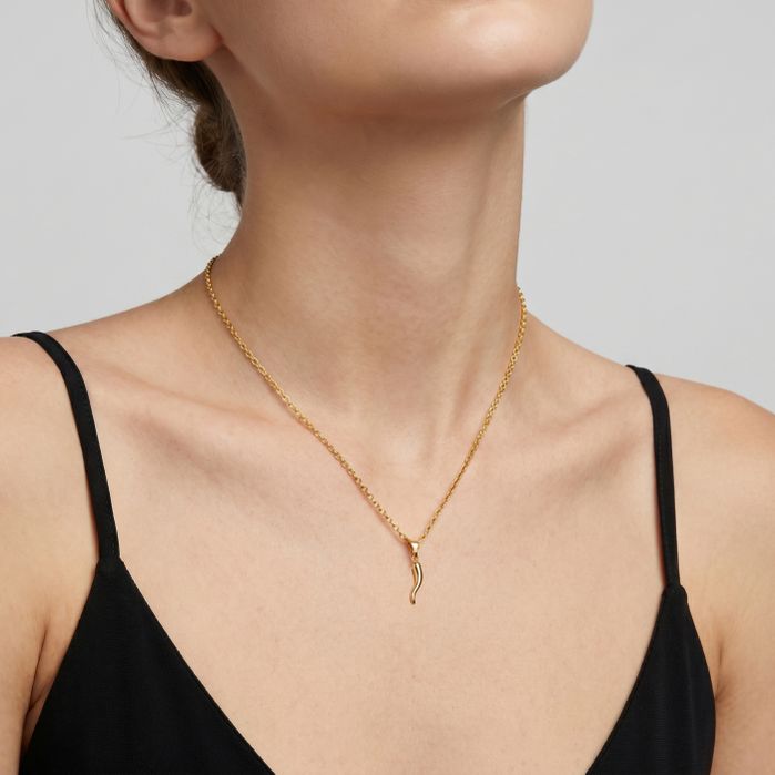 Italian Horn Necklace