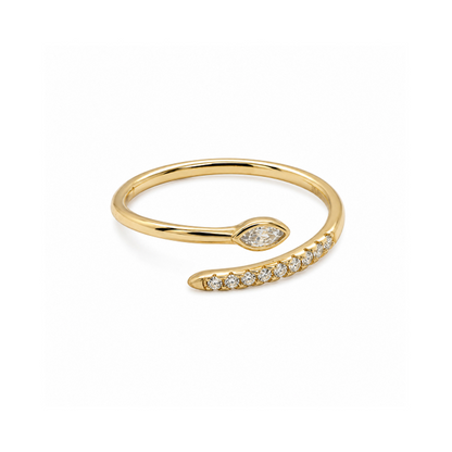 Pave Bypass Ring