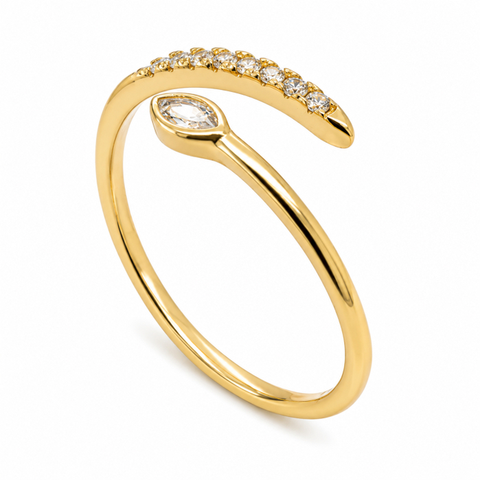 Pave Bypass Ring