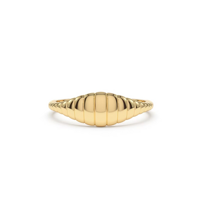 Mini Croissant Signet Ring