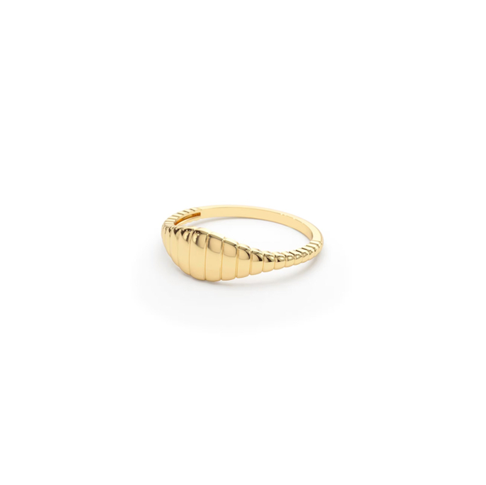 Mini Croissant Signet Ring