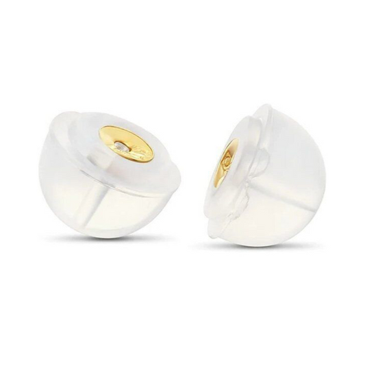 14K Yellow Gold Earring Backs