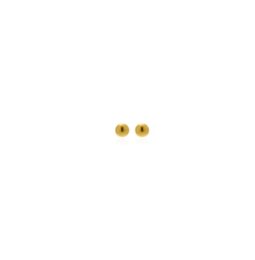 14K Yellow Gold Ball Stud