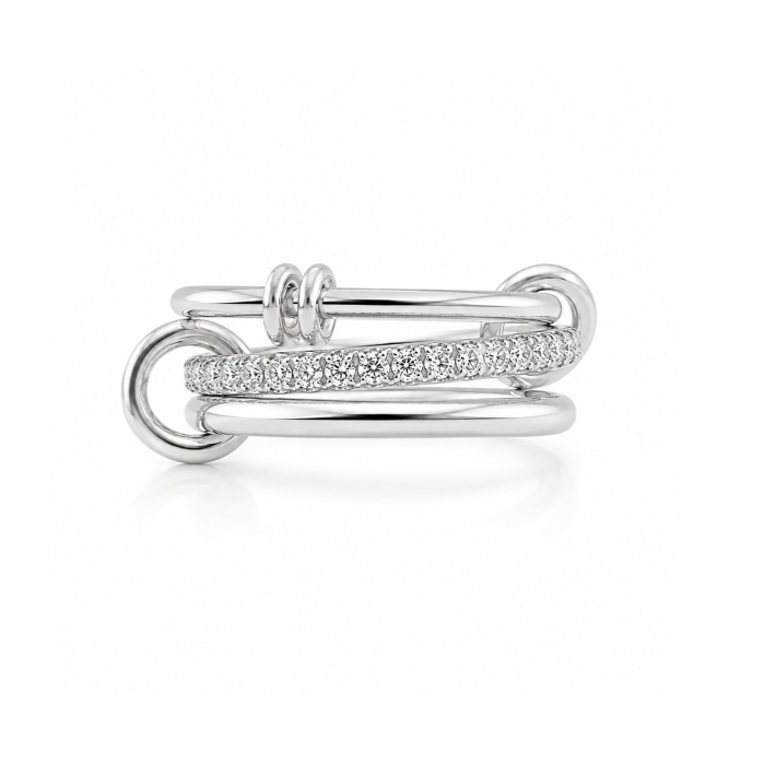 CZ Linked Ring