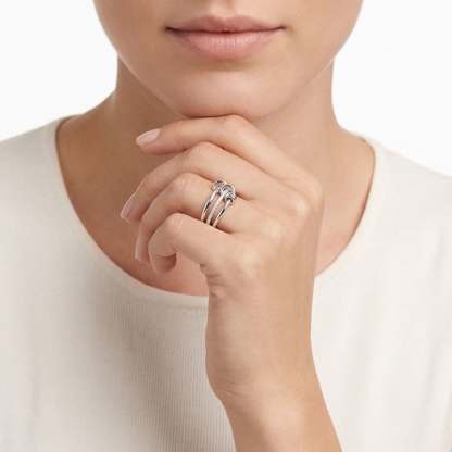 CZ Linked Ring