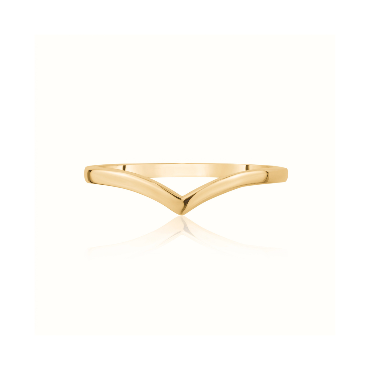 Plain Chevron Ring