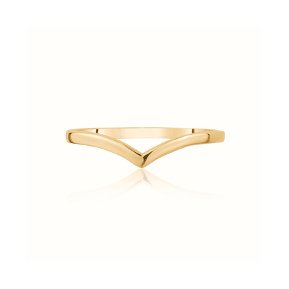 Plain Chevron Ring