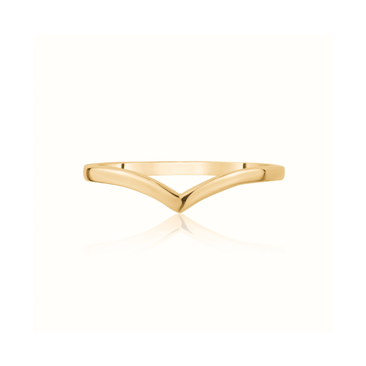 Plain Chevron Ring