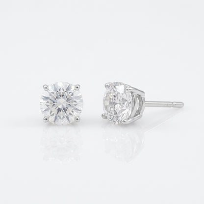 Round-Cut Solitaire Studs
