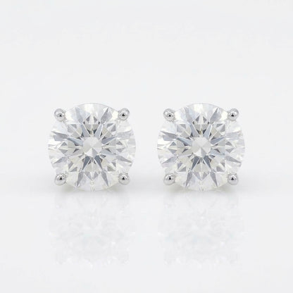 Round-Cut Solitaire Studs