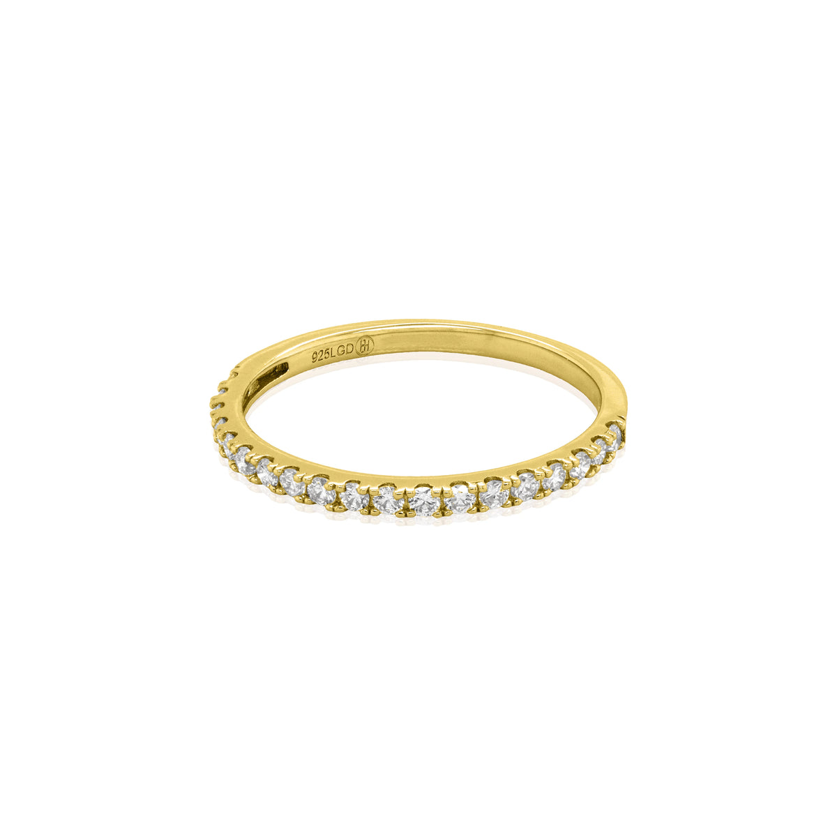 Lab Diamond Half Eternity Band Ring