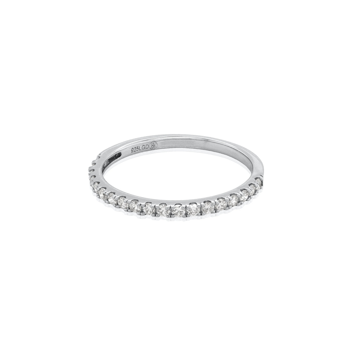 Lab Diamond Half Eternity Band Ring