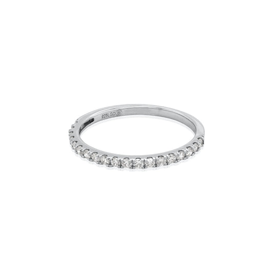 Lab Diamond Half Eternity Band Ring
