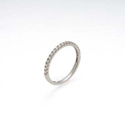 Lab Diamond Half Eternity Band Ring