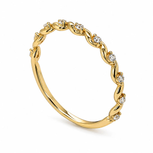 Twisted Stacking Ring