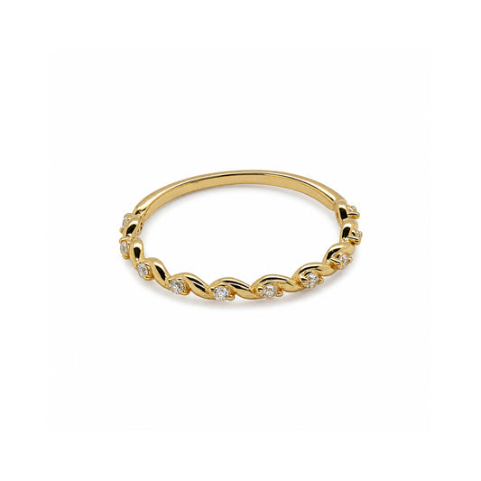 Twisted Stacking Ring